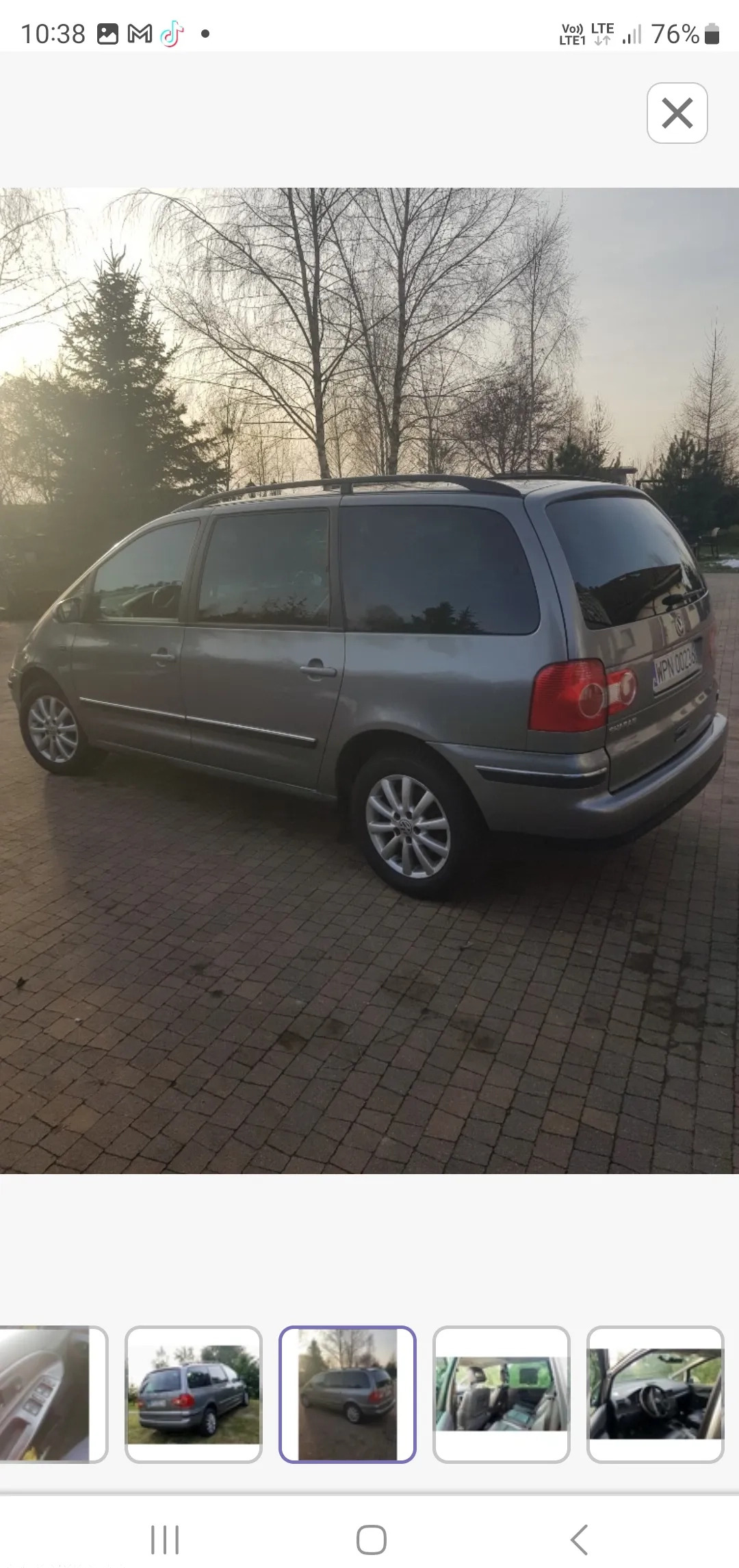 Volkswagen Sharan cena 19500 przebieg: 272000, rok produkcji 2005 z Jarosław małe 232